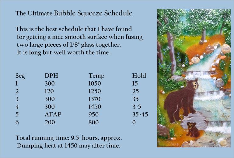 The Ultimate Bubble Squeeze Schedule